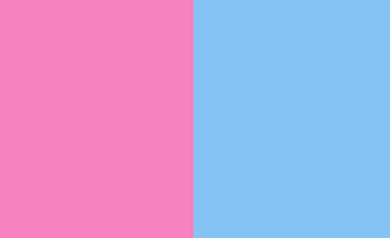 Pink and Blue Awareness Ribbon Icon