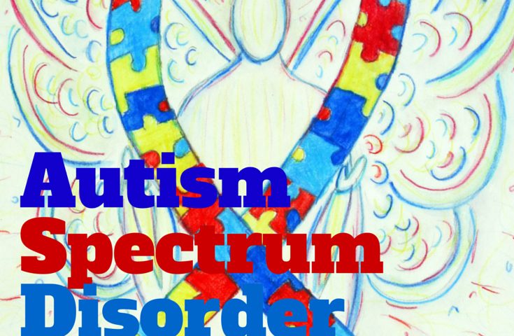 Autism Awareness Ribbon Puzzle Piece Art