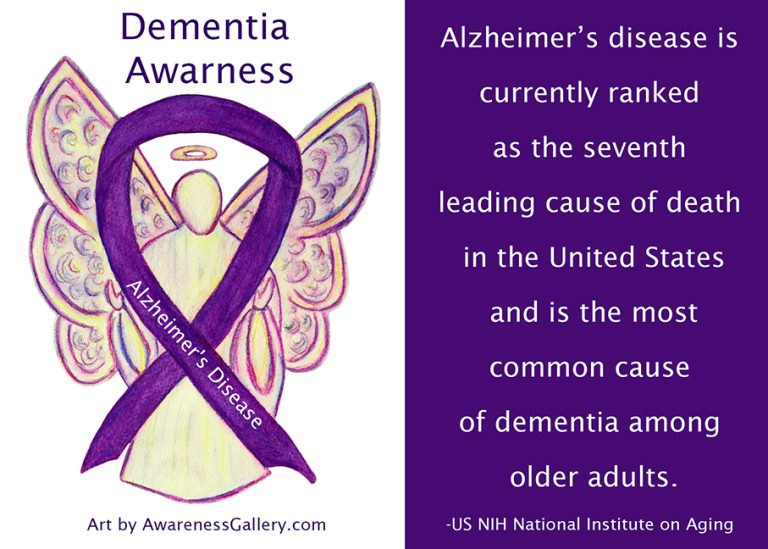 Alzheimer's Disease Awareness Ribbon Custom Gifts and Merchandise ...